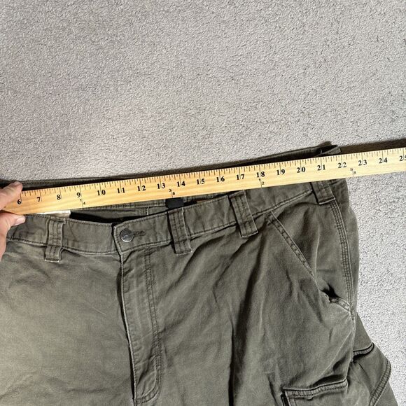 Carhartt Rugged Flex Cargo Shorts Men’s Size 46 Fits 44 Olive Green Relaxed Fit - Picture 6 of 11